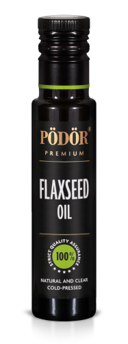 Flaxseed oil, cold-pressed