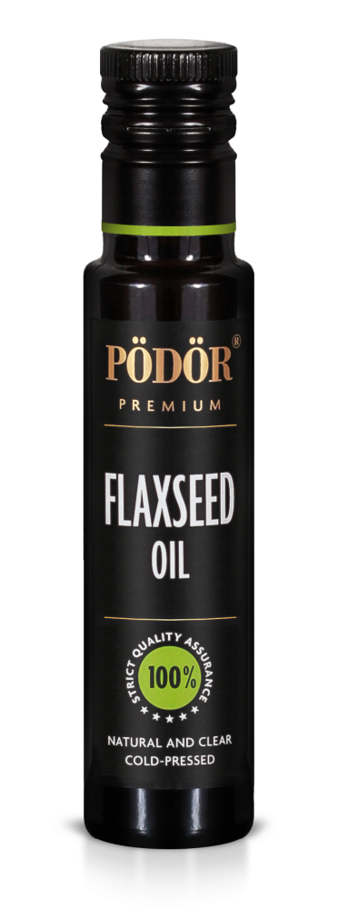 Flaxseed oil, cold-pressed