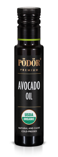 Organic cold-pressed avocado oil