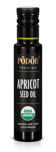 Organic apricot seed oil, cold-pressed