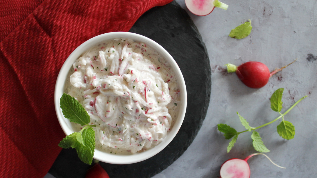 Radish tzatziki recipe