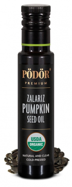 Organic pumpkin seed oil, zalariz, cold-pressed_1