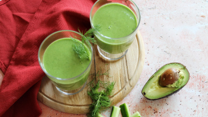 Detoxifying veggie shake