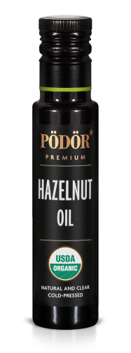 Organic hazelnut oil, cold-pressed