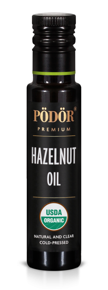 Organic hazelnut oil, cold-pressed