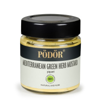 Mediterranean green herb mustard - piquant
