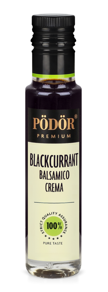 Blackcurrant balsamico crema