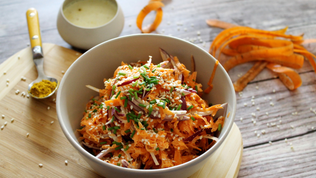 Indian carrot salad recipe