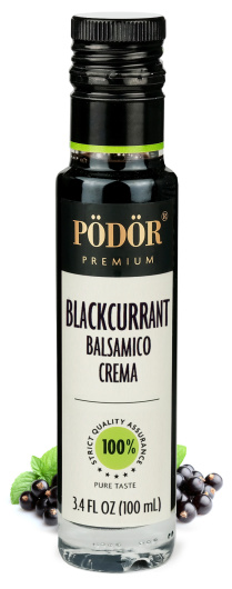 Blackcurrant balsamico crema