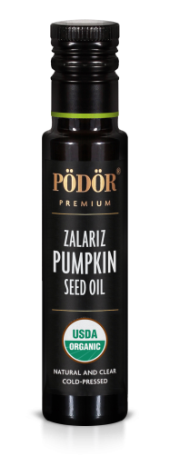 Organic pumpkin seed oil, zalariz, cold-pressed