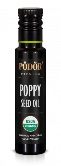 Organic poppy seed oil