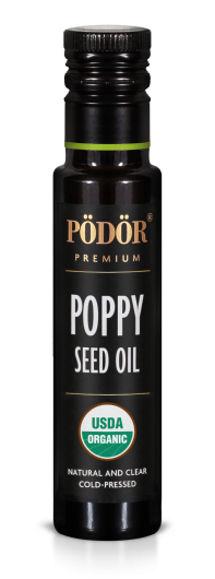 Organic poppy seed oil, cold-pressed