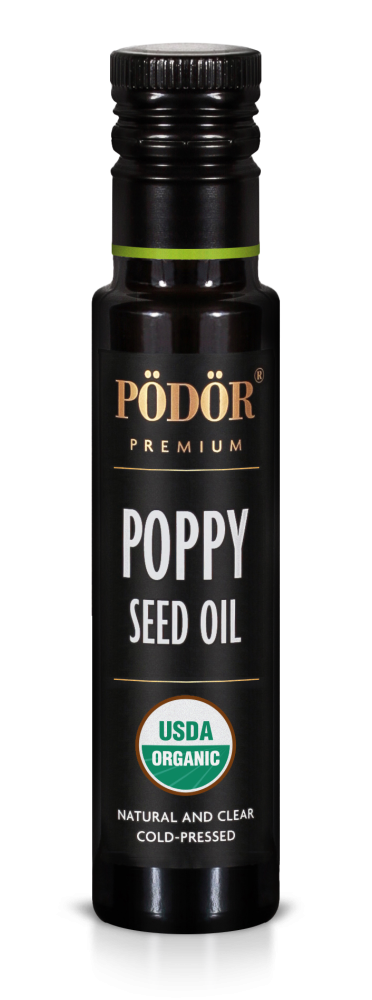 Organic poppy seed oil, cold-pressed
