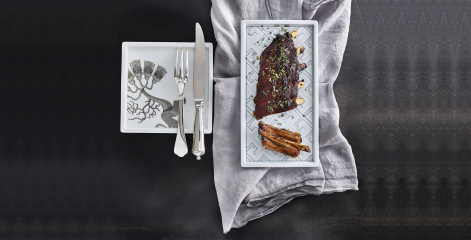 Spare ribs with barbeque sauce