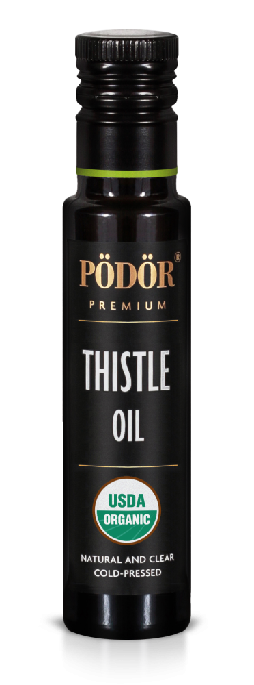 Organic milk thistle oil, cold-pressed