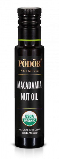 Organic macadamia nut oil