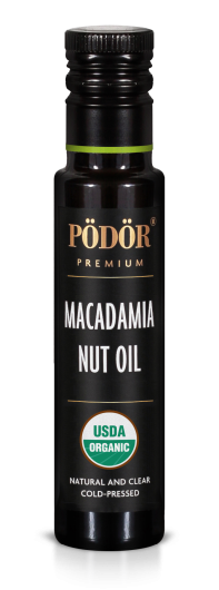 Organic macadamia nut oil, cold-pressed