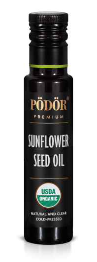 Organic sunflower seed oil, cold-pressed