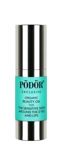 Organic beauty oil for the sensitive skin around the eyes and lips