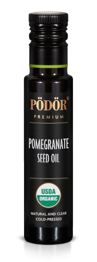 Organic pomegranate seed oil, cold-pressed Organic pomegranate seed oil, cold-pressed