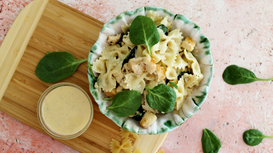 Mayonnaise chicken pasta salad recipe
