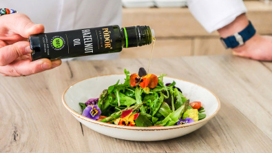 Organic hazelnut oil, cold-pressed Organic hazelnut oil, cold-pressed