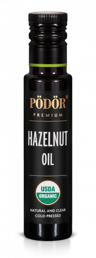 Organic hazelnut oil