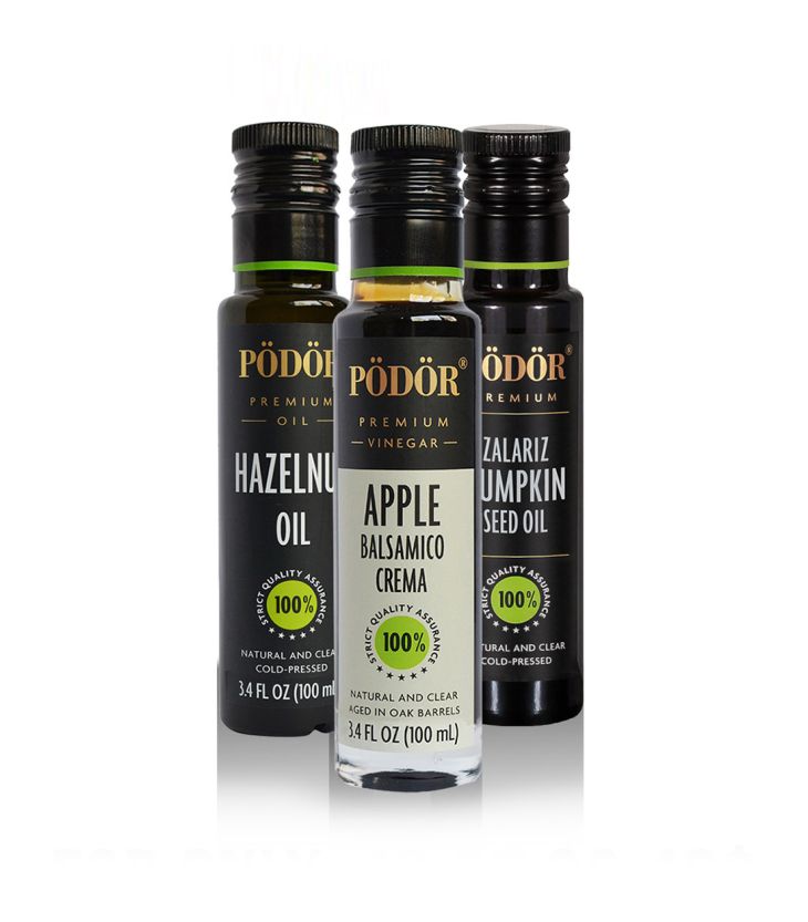 Gourmet package (3 x 3.4 fl. oz.)