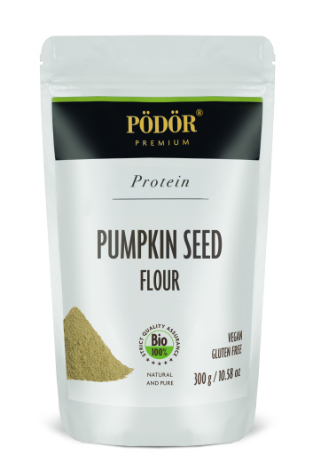 Organic pumpkin seed flour - partially deoiled