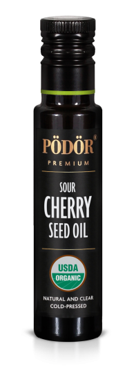 Organic sour cherry seed oil, cold-pressed Organic sour cherry seed oil, cold-pressed