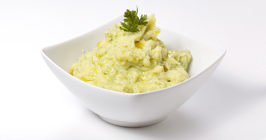 Pödör mashed potatoes with Pödör Flaxseed oil