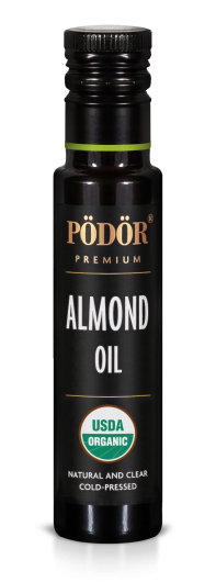 Organic almond oil, cold-pressed