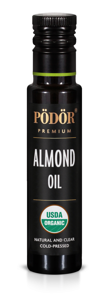 Organic almond oil, cold-pressed